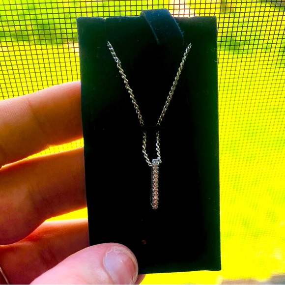 Swarovski pave paperclip necklace - Picture 5 of 13